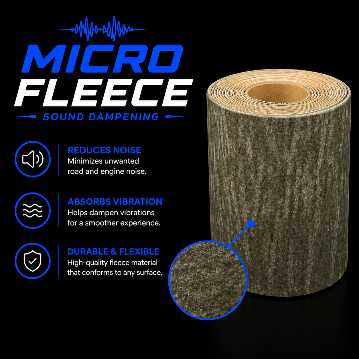 Micro Fleece Sound Dampening