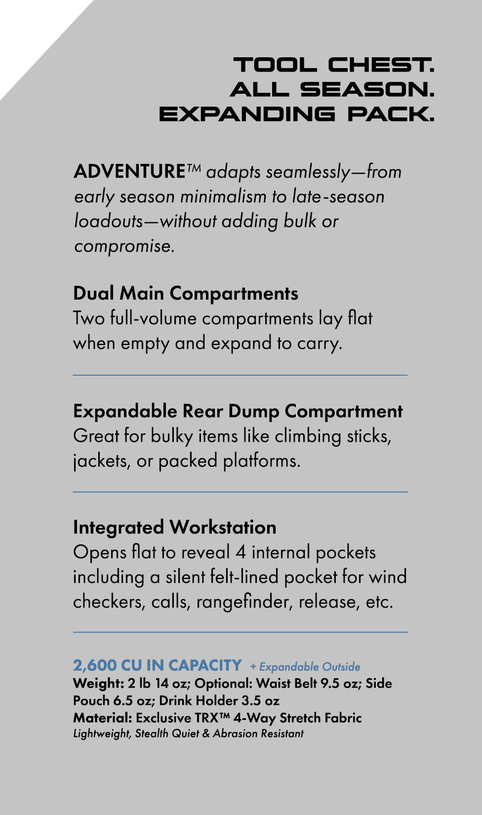 ADVENTURE™ PACK