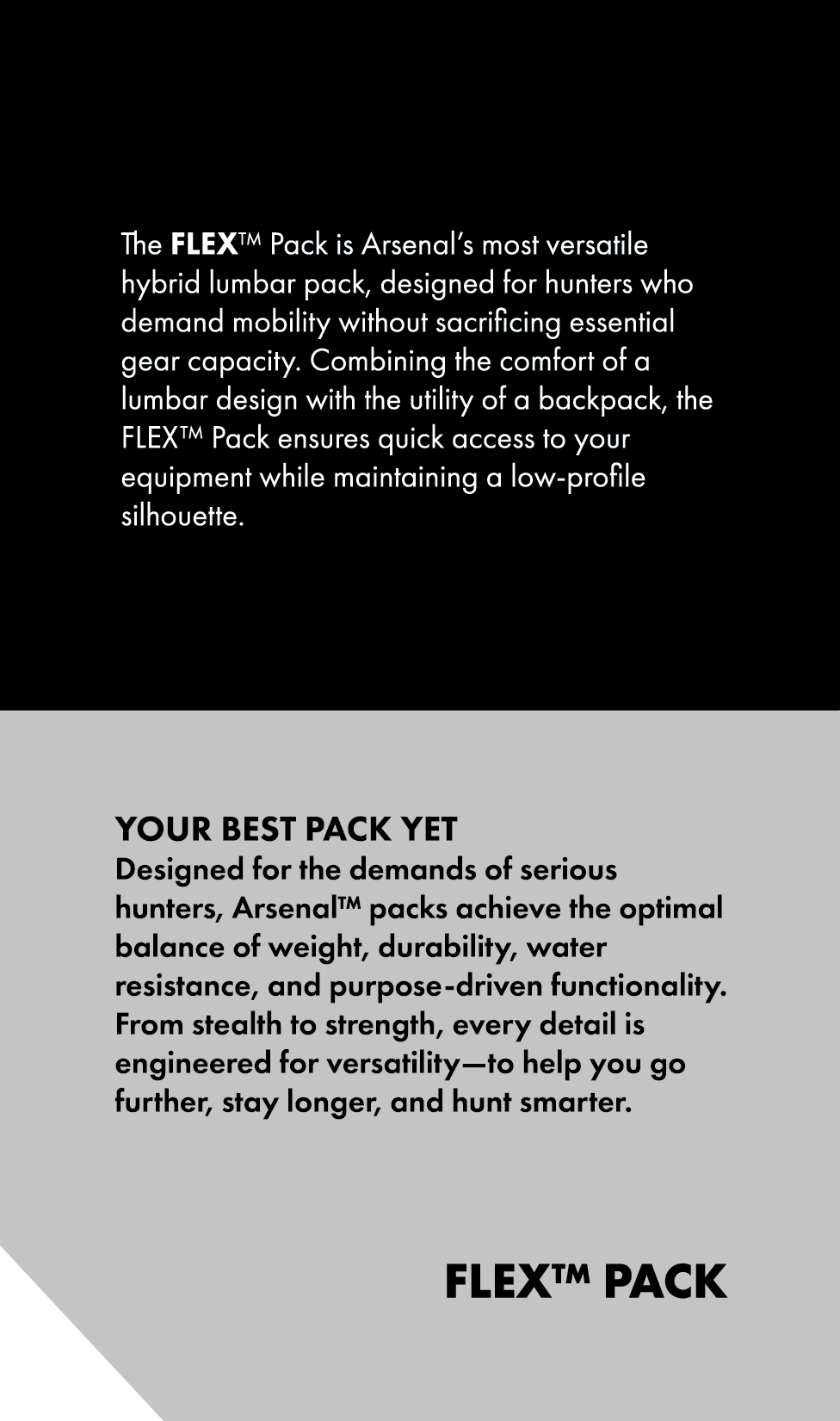 FLEX™ PACK