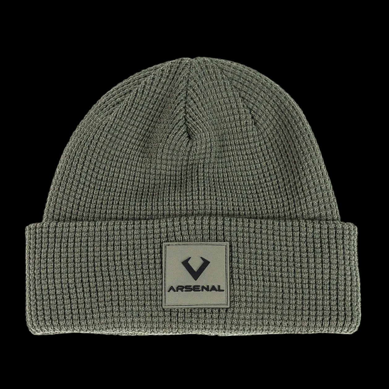 COLD FRONT KNIT BEANIE - OLIVE - Hunt Arsenal - Hunting Accessories