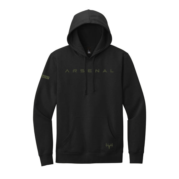 WORDMARK HOODIE - BLACK - Hunt Arsenal -
